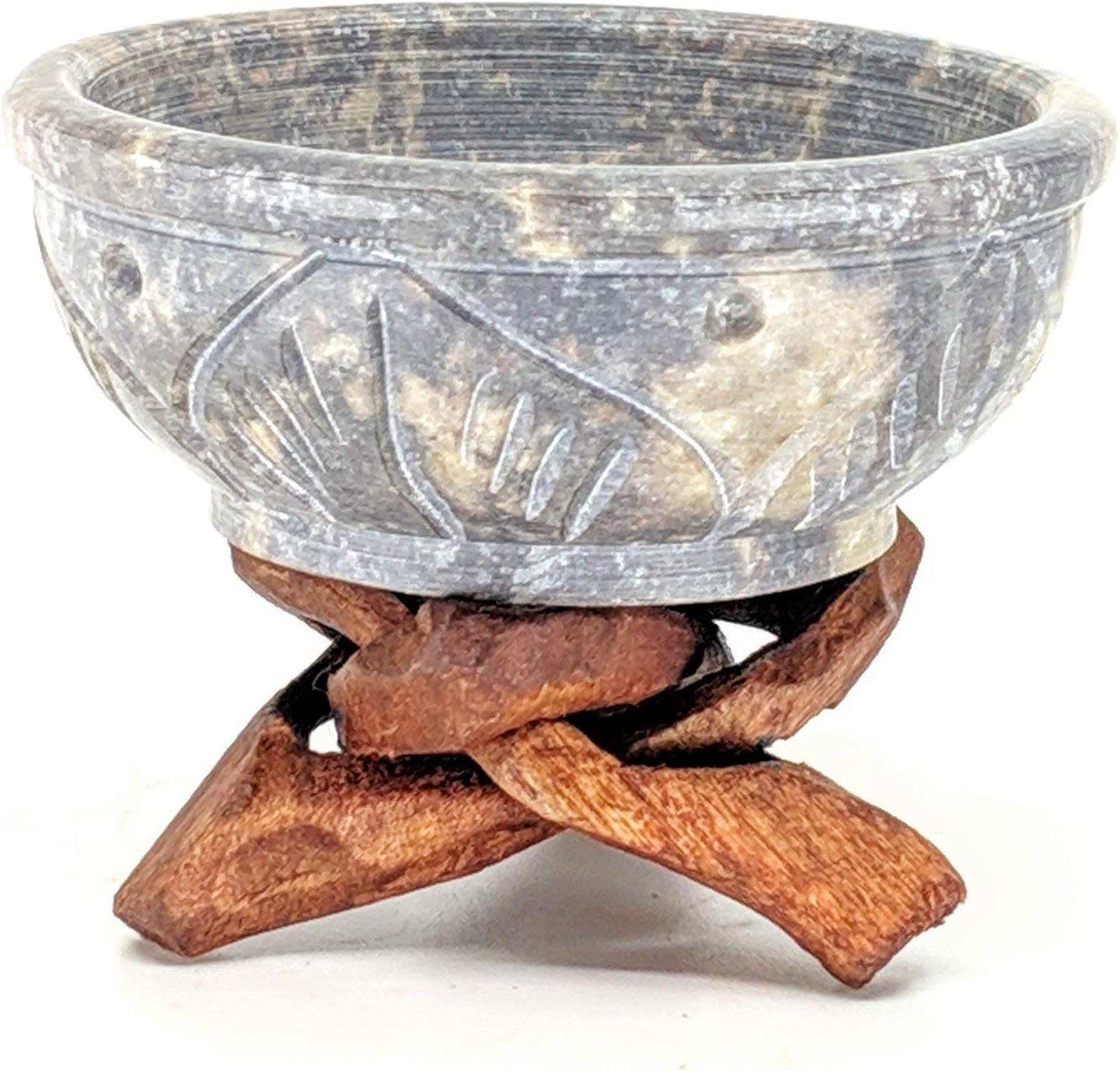 Stone Resin Burner with Stand