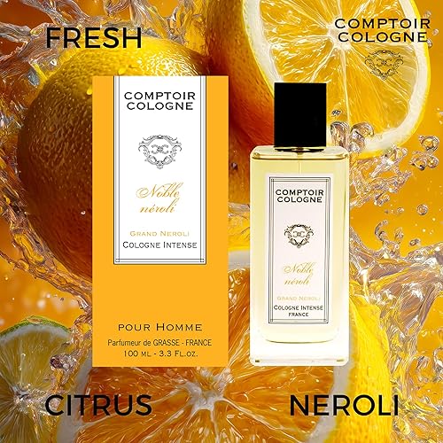Miniatura 3 de Noble Neroli Intense - Colonia para hombre de larga duración - Fragancia refinada para hombre con notas florales, amaderadas y cítricas - 3.3 onzas