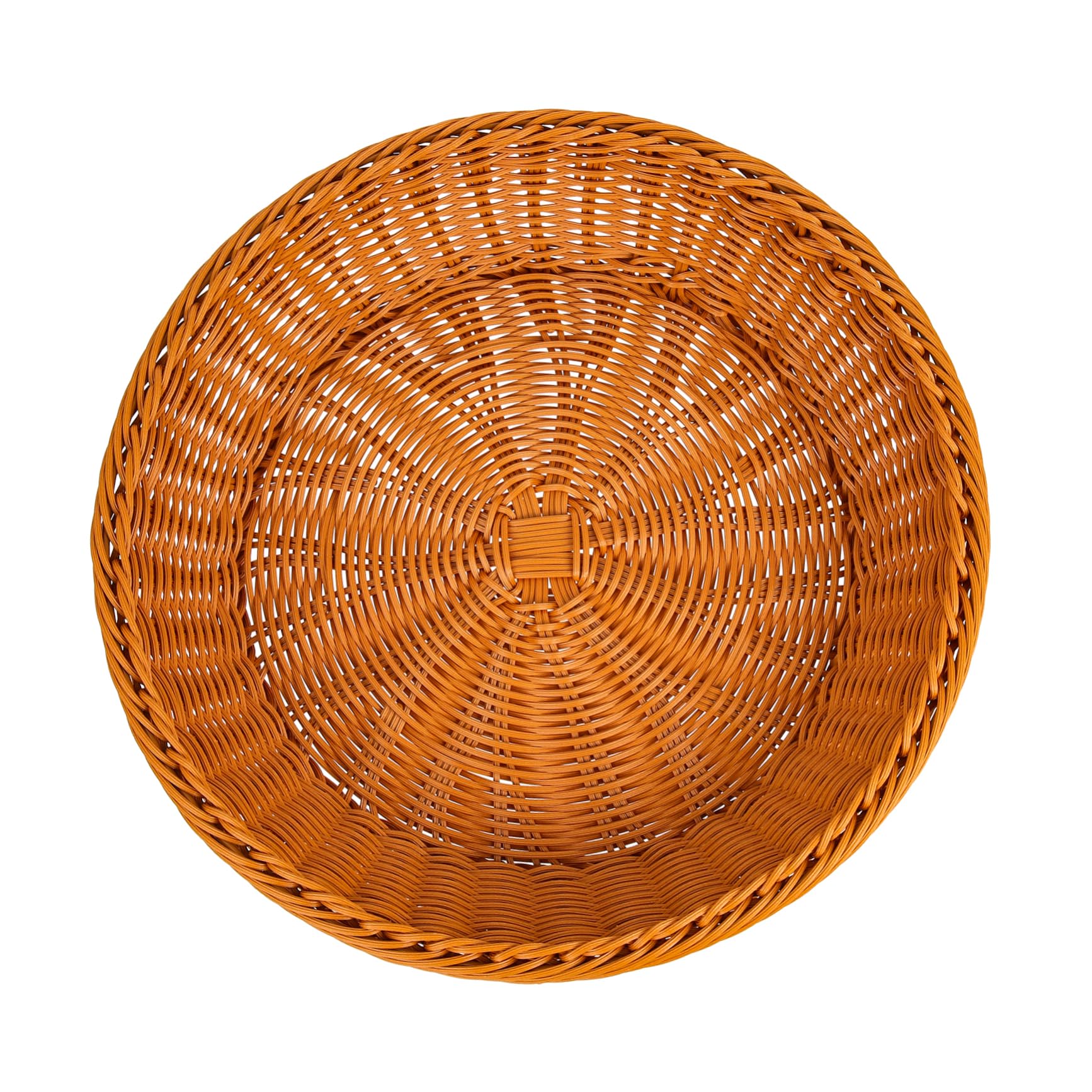 COLLBATH Bread Basket Fruit Basket Woven Basket Fashion Basket Table Decor Wicker Basket Table Storage Basket Fruit Bowl Trays Bread Container Dried Food Basket Plastic Imitation Rattan Pp