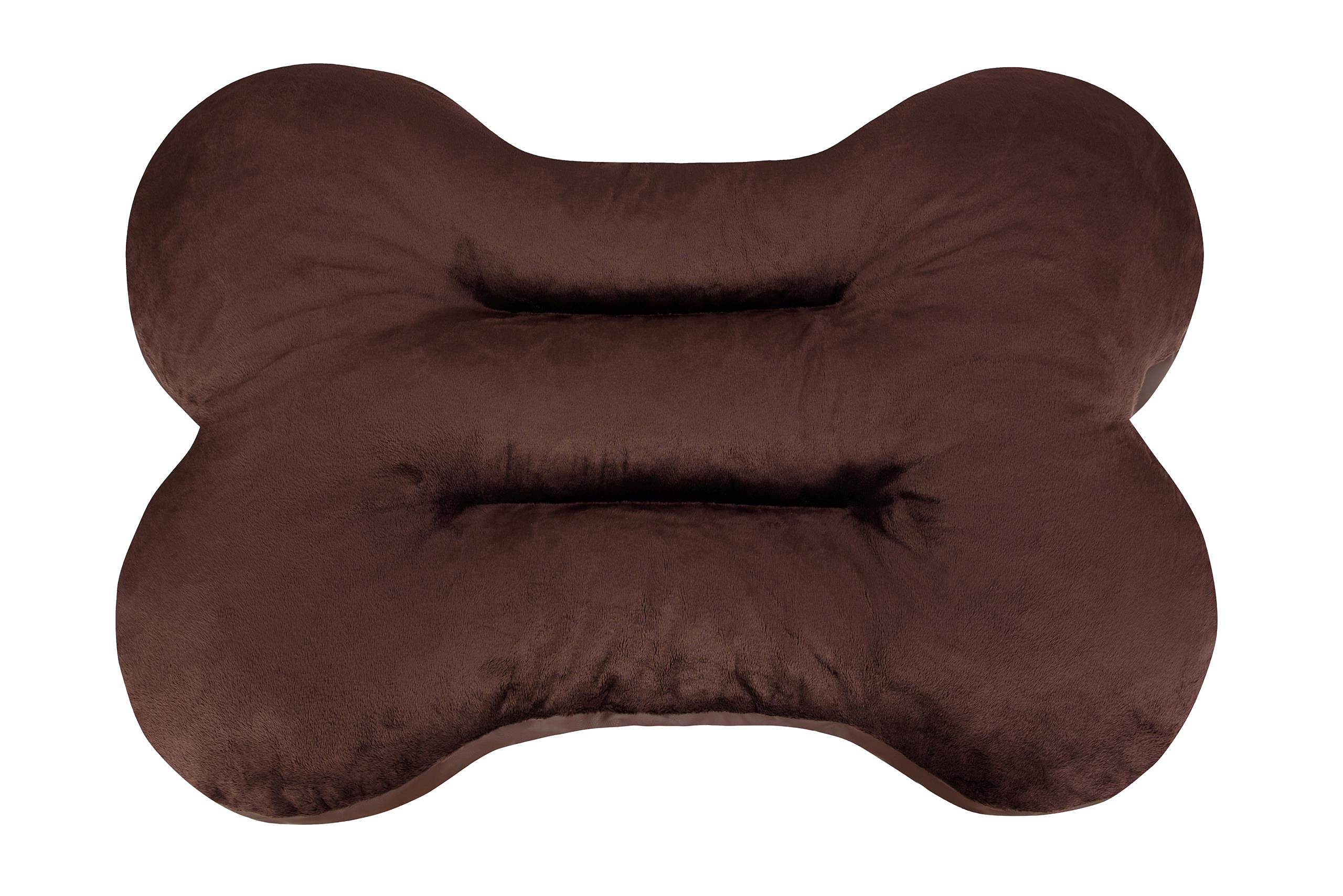 Materassino per cani, cuscino per cani, cuscino per cani, letto per animali domestici, morbido, dimensioni: M – 95 x 67 cm, marrone