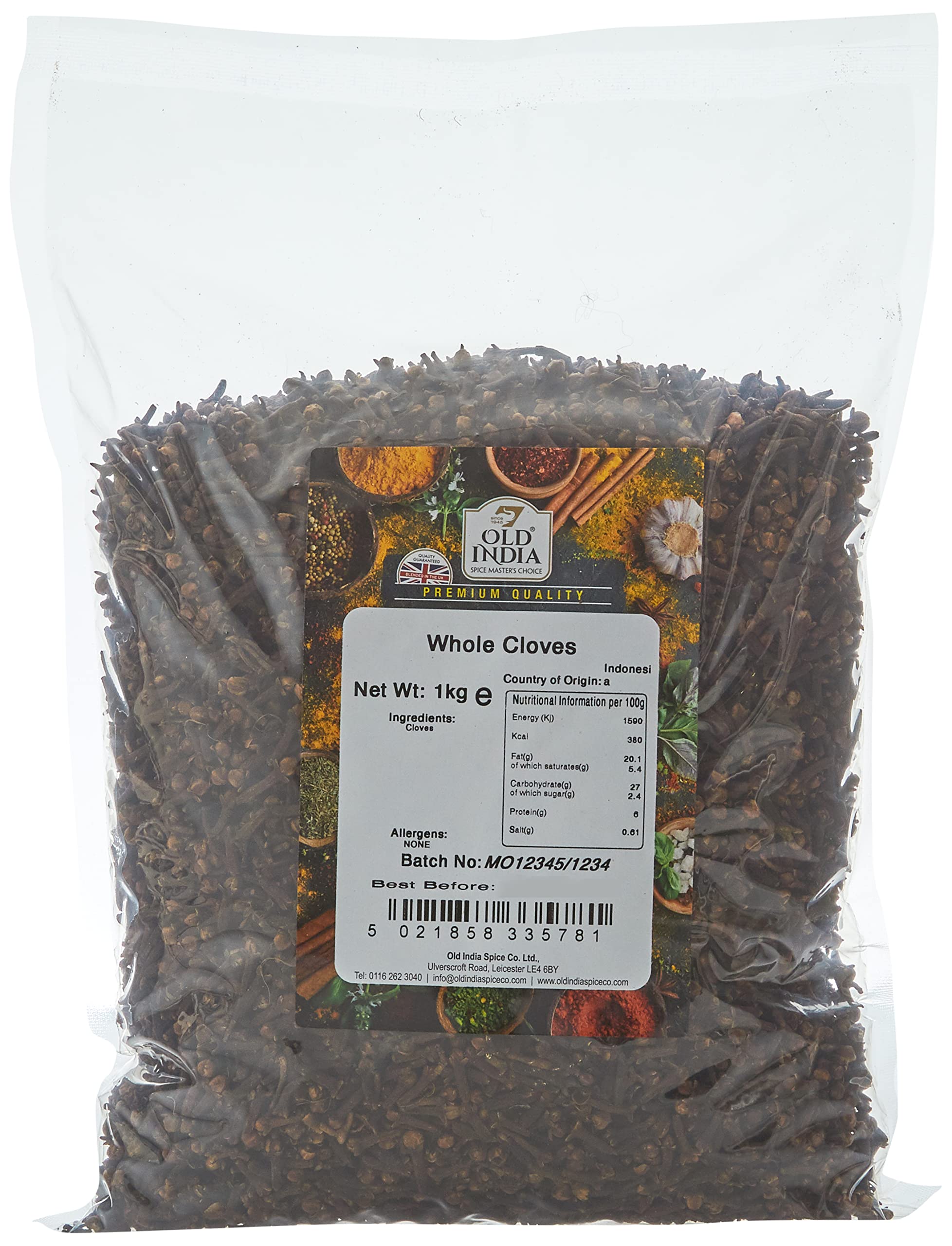Old India Whole Cloves 1 Kg