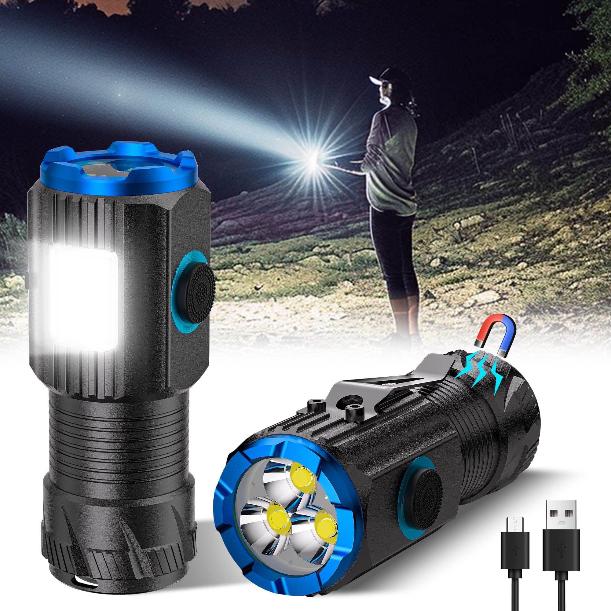 800 lumen led flashlight rechargeable PASIION EDC Lumen, LED, Large Aluminum, Orange, Model LB3, 11 Modes, Magnetic Clip & Base, Glass Breaker Run times are excellent with 3.5 hours when all 800 lumens are at work and over 18 hours on Low mode Metal Multi-Function Tactical LED Flashlight