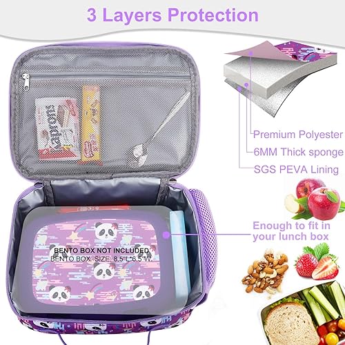 Miniatura 238 de RHCPFOVR Kids Lunch Bag - Insulated Lunch Box for Boys Girls,Washable Lunch Bag and Reusable Toddler Leak-proof Lunchbox for School and Daycare