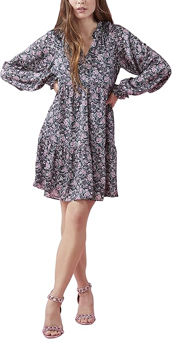 超ポイントアップ祭 Fit Sleeve Long Women S bgeneration And Neck Mock With Dress Flare その他ドレス ブライダル Www Mobilite Fr Sodexo Com