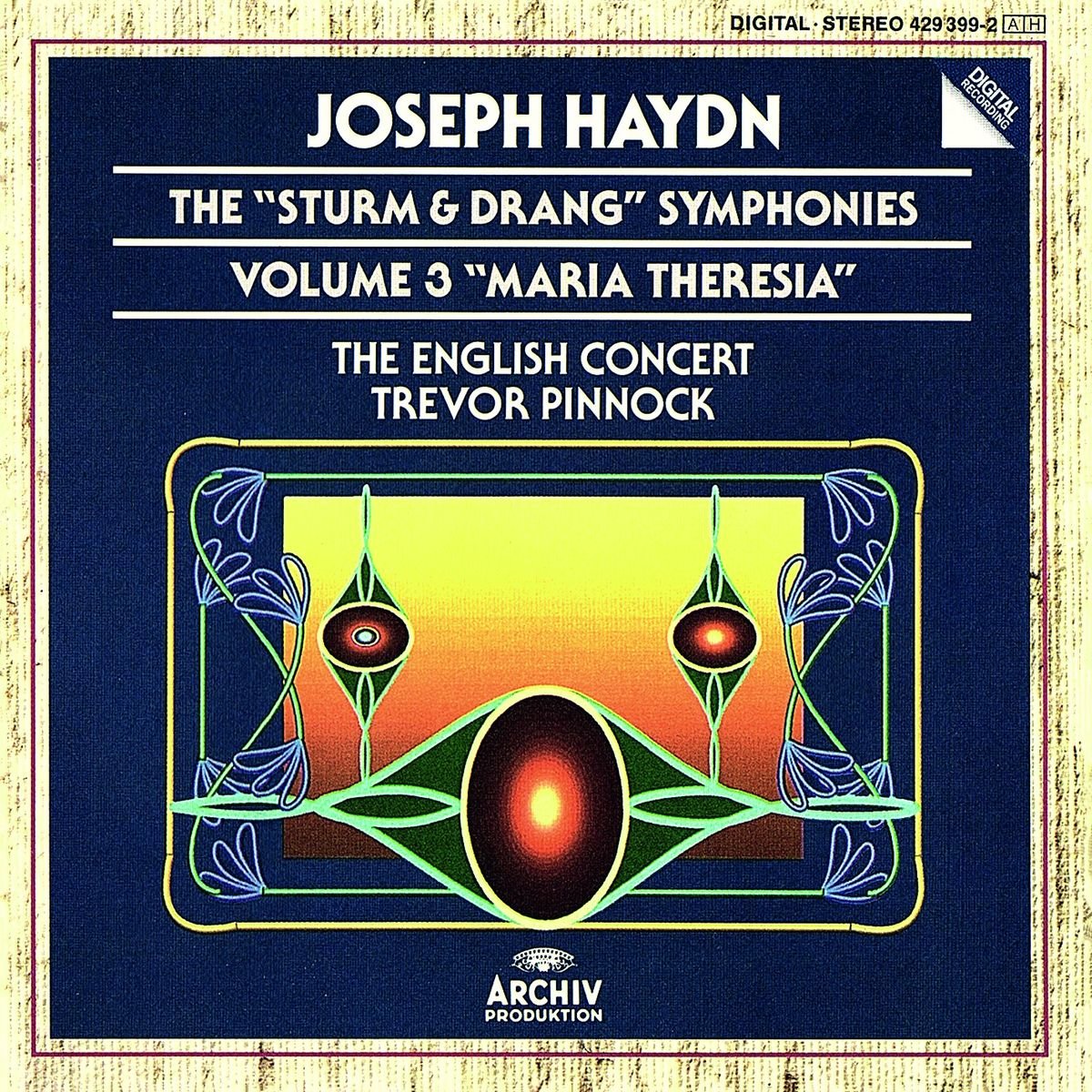 Haydn: The Sturm & Drang Symph [Audio CD] English Concert; Pinnock, Trevor