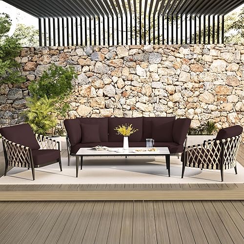 Miniatura 9 de hyha Fundas de cojín impermeables para sofá, funda elástica para asiento de sofá para perro, lavable, antideslizante, impermeable, fundas de cojín