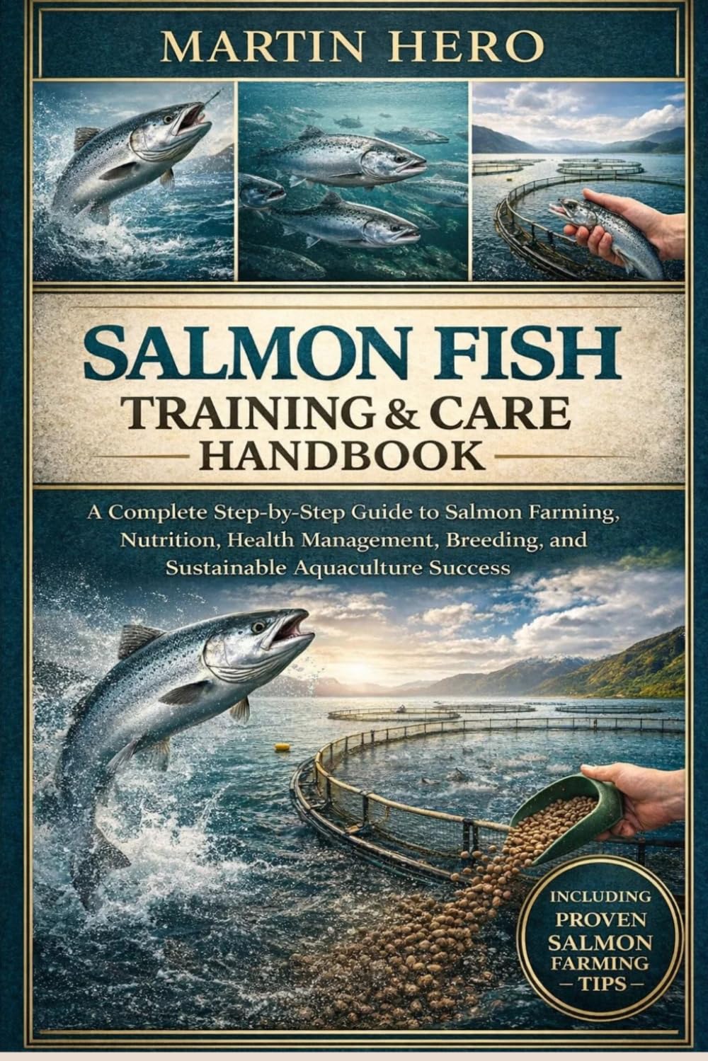 SALMON FISH TRAINING & CARE HANDBOOK: A Complete Step-by-Step Guide to Salmon Farming, Nutrition, Health Management, Breeding, and Sustainable Aquaculture Success.