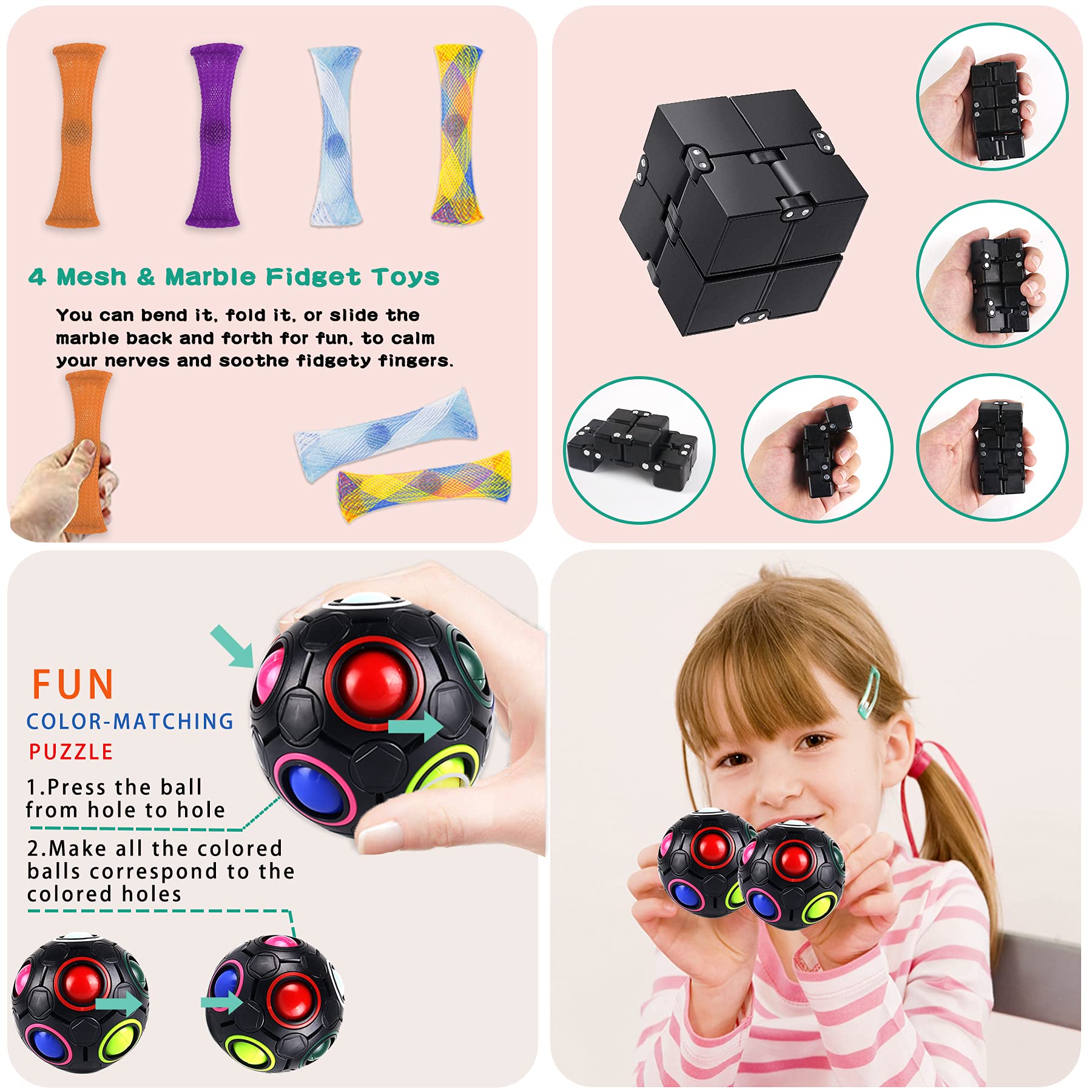 Buy Pop Sensory Fidgets Toys Packs it. Fidget Box Figits Bulk its