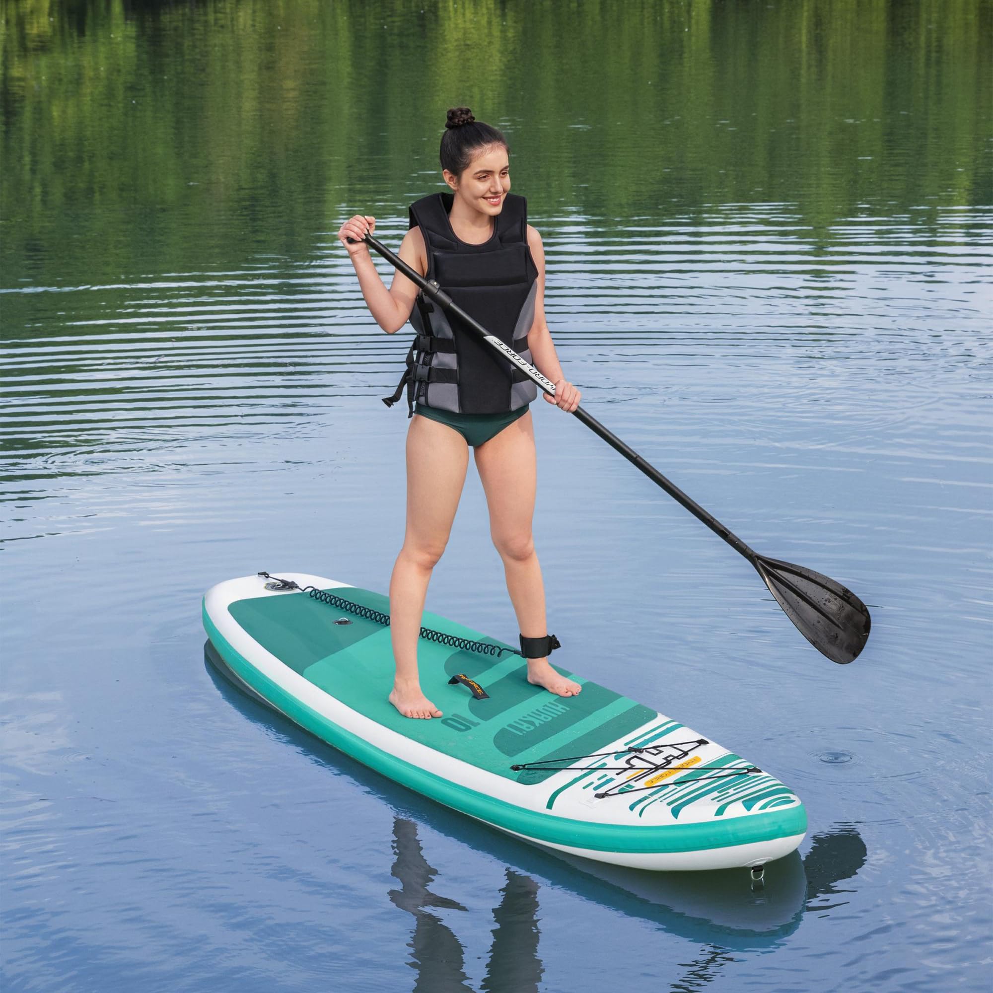 Hydro-Force SUP - Tavola gonfiabile per stand up paddle, set completo, diversi stili, dimensioni, 2,4 m, 3,4 m, 3,5 m