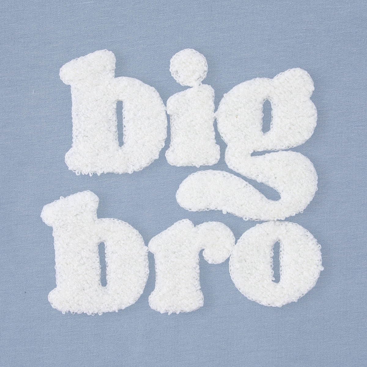 Big Brother Sweatshirt Toddler Boy Big Bro Chenille Patch Letter Print Pullover Crewneck Long Sleeve Shirt Fall Tops - Image 6