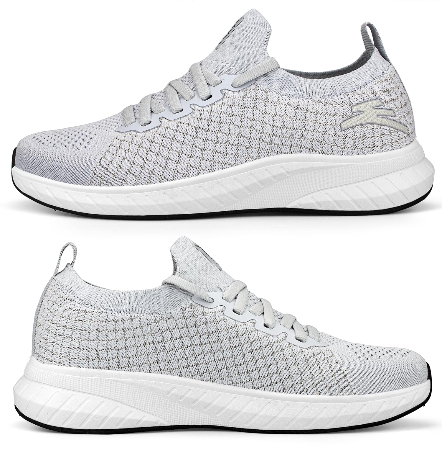 Puweco Scarpe Donna Running Sneakers Comode Tennis Leggero e Traspirante Tempo Libero Fitness Palestra Scarpe