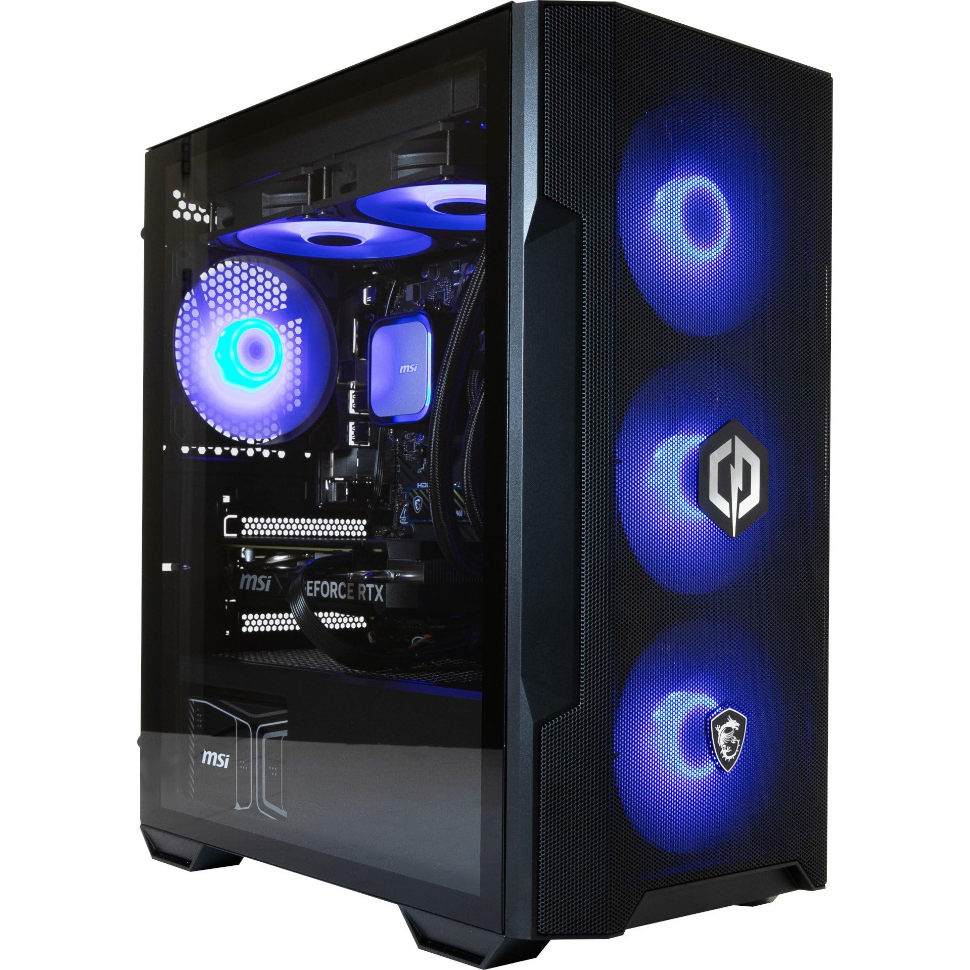 CyberPowerPC x MSI PBM Gaming PC - AMD Ryzen 5 7500F, Nvidia RTX