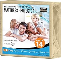 Vista 76 de Utopia Bedding – Protector premium de colchón impermeable – Funda de colchón ajustable transpirable.