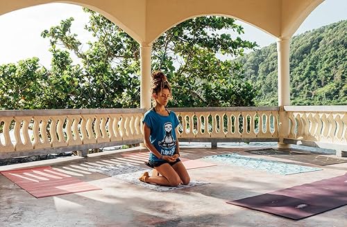 Miniatura 7 de Banco de meditación IKUKO Original, versión portátil con bolsa, asiento ergonómico de madera hecho a mano local, prana yoga, 2 colores, 3 tamaños de