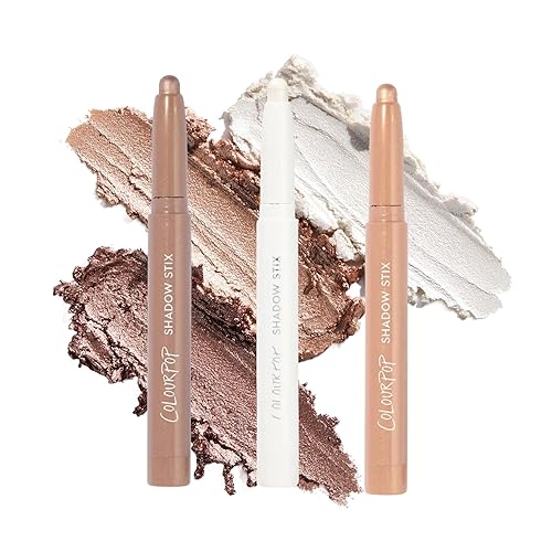 Vista 23 de ColourPop Rose Goals Shadow Stix - Kit de maquillaje de sombra de ojos mate + brillante, veganas y libres de crueldad animal en barras de sombra