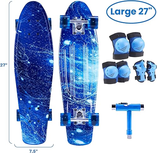 Miniatura 36 de Juegos de patinetas para principiantes con equipo de protección y herramienta de patinaje