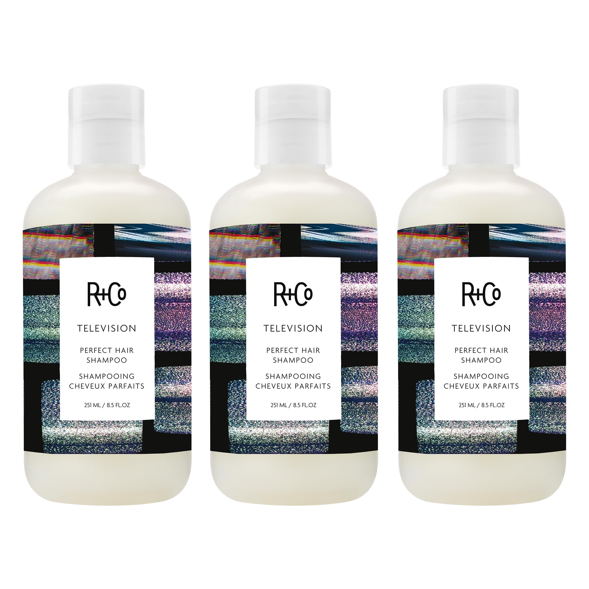 R+Co TELEVISION Perfect Hair Shampoo – Hydrating & Smoothing Hair Cleanser, Adds Shine & Softness, All Hair Types