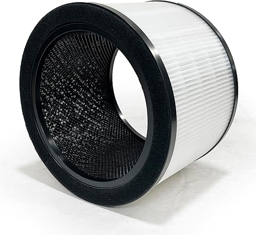 Miniatura 3 de Nispira H7121101 - Filtro HEPA 3 en 1 de repuesto compatible con el purificador de aire Govee H7121  Elimina humo, compuestos orgánicos volátiles