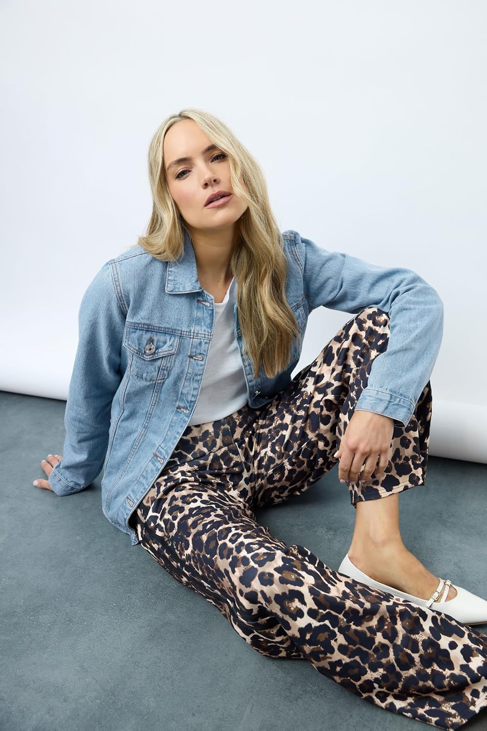 Long Tall Sally LTS Tall Womens Denim Button Through Jacket Black