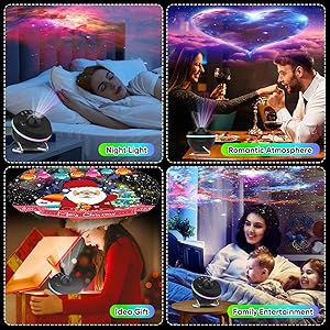 Galaxy Projector, 12 in 1 HD Planetarium Galaxy Star Projector for Bedroom, Star Projector Galaxy Light with Meteor Effects and Timer for Kids, Ceiling, Gifts