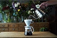 Vista 2 de Hario V60 - Juego de café de cerámica, tamaño 02, color blanco