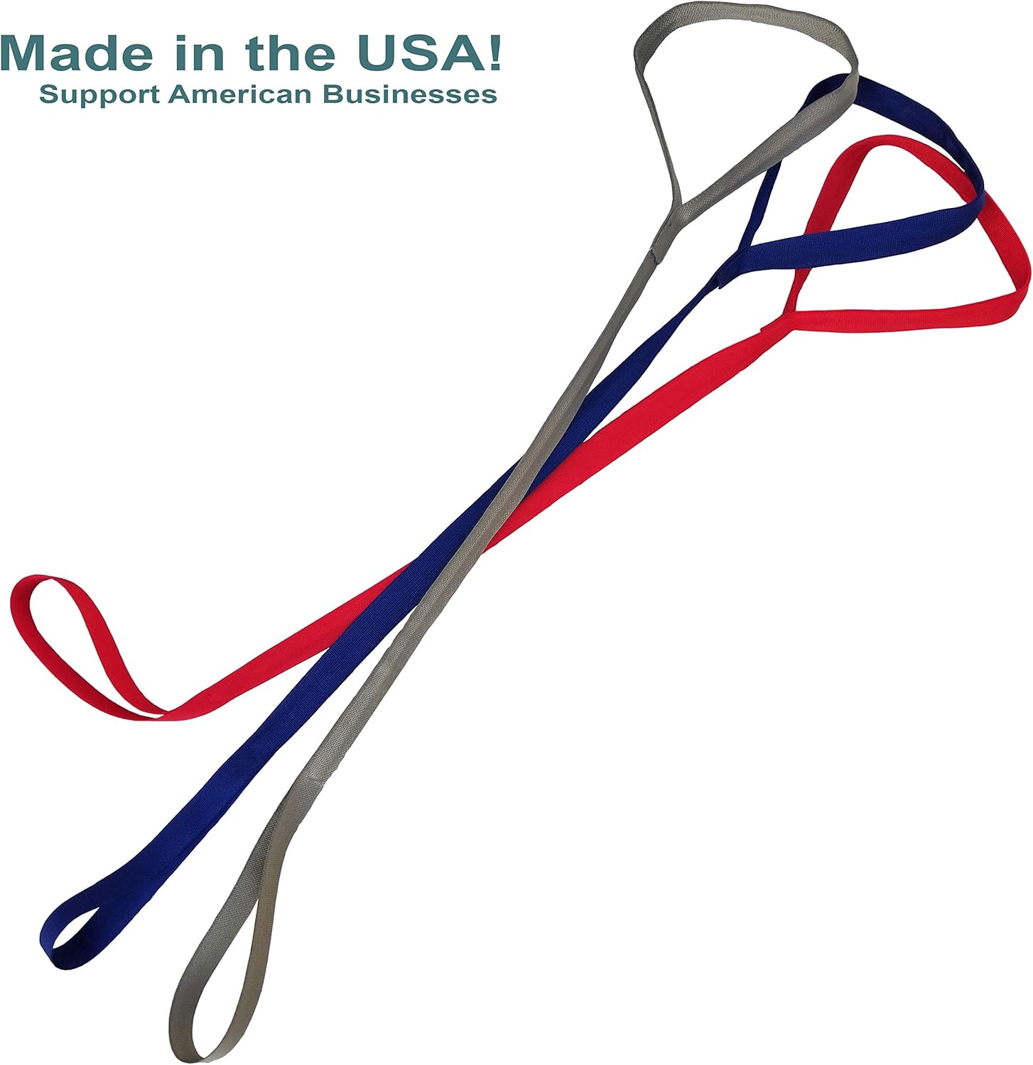 Navy Leg Lifter, Rigid, Made in The USA, Mobility Aid for Hip Surgery, Wheelchair, Lifting Legs into Bed, Physical Therapy (Navy) : Health & Household