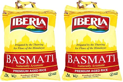 Miniatura 17 de Iberia Arroz basmati indio envejecido premium, 10 libras