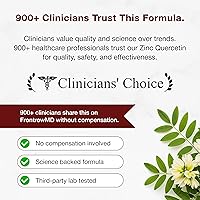 Vista 4 de Sandhu's Zinc Quercetin 60 cápsulas vegetarianas (paquete de 1) Suplementos de zinc de alta absorción para inmunidad y alergia estacional Apoyo