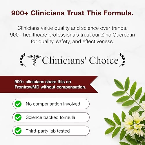 Miniatura 4 de Sandhu's Zinc Quercetin 60 cápsulas vegetarianas (paquete de 1) Suplementos de zinc de alta absorción para inmunidad y alergia estacional Apoyo