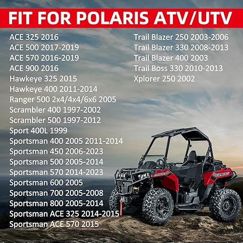 Miniatura 2 de Amortiguador delantero para Polaris 2005 en adelante Sportsman 500400450570600700800 1997-2012 Scrambler 500400 2003-2013 Trail Blazer 250330400