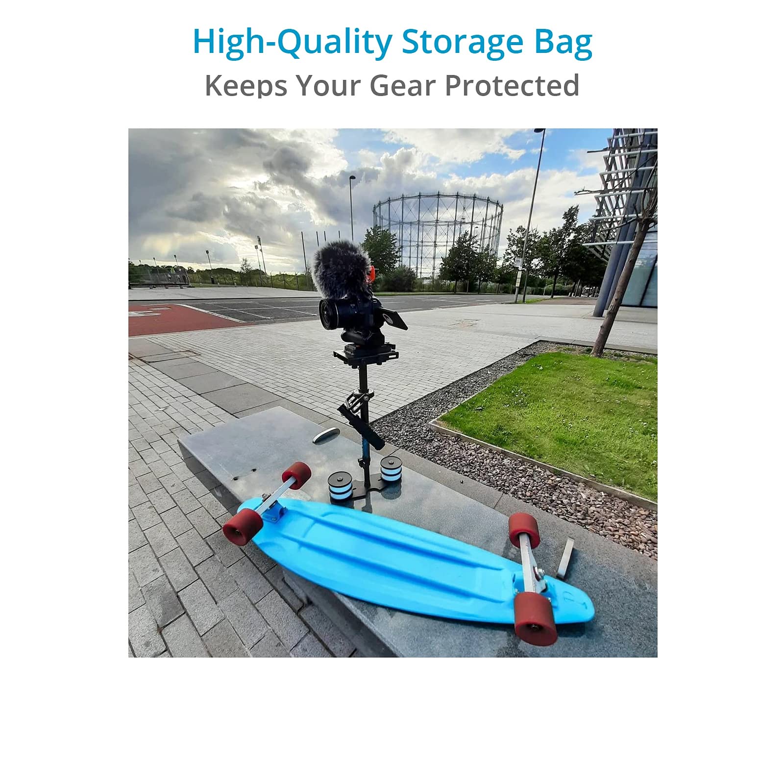 Estabilizador de cámara portátil Profesional FLYCAM 3000 de 23”/58 cm. para videocámaras DSLR. Carga útil de hasta 3,5 kg/8 LB. (FLCM-3000-Q)