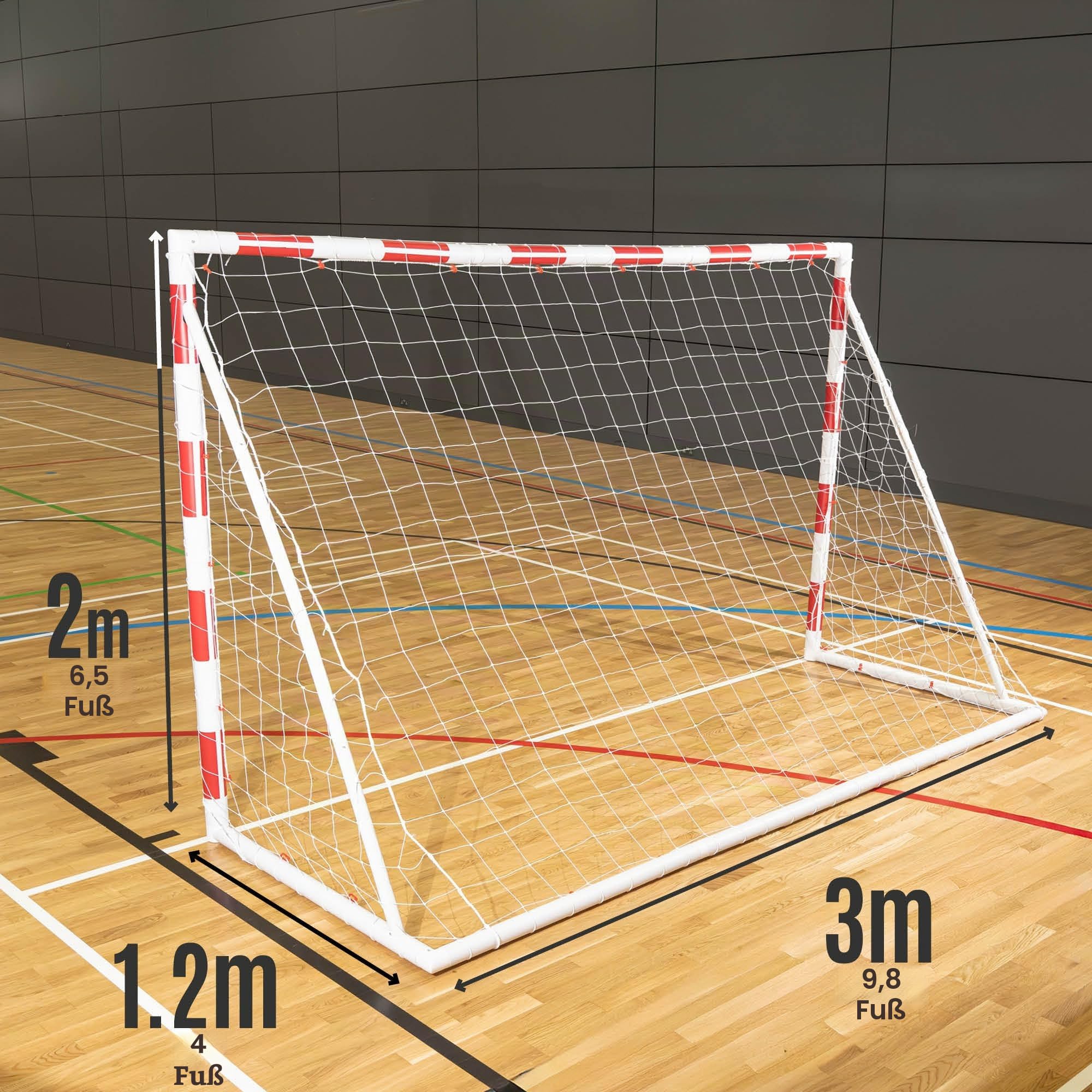 QUICKPLAY Q-Fold Handballtor klappbar, Garten & Indoor, Kinder Erwachsene