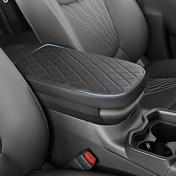RAV4 Center Console Armrest Cover Fit 2025 2024 2023 2019-2022, Thick1.77in,Faux Leather Toyota RAV4 Arm rest Pad mat,Improving Support Cushion,Protector Console, Wear-Resistant,Flame-Retardant