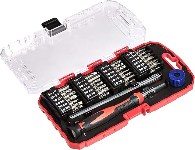 Amazon Basics 51-Piece Precision Screwdriver Bit Set