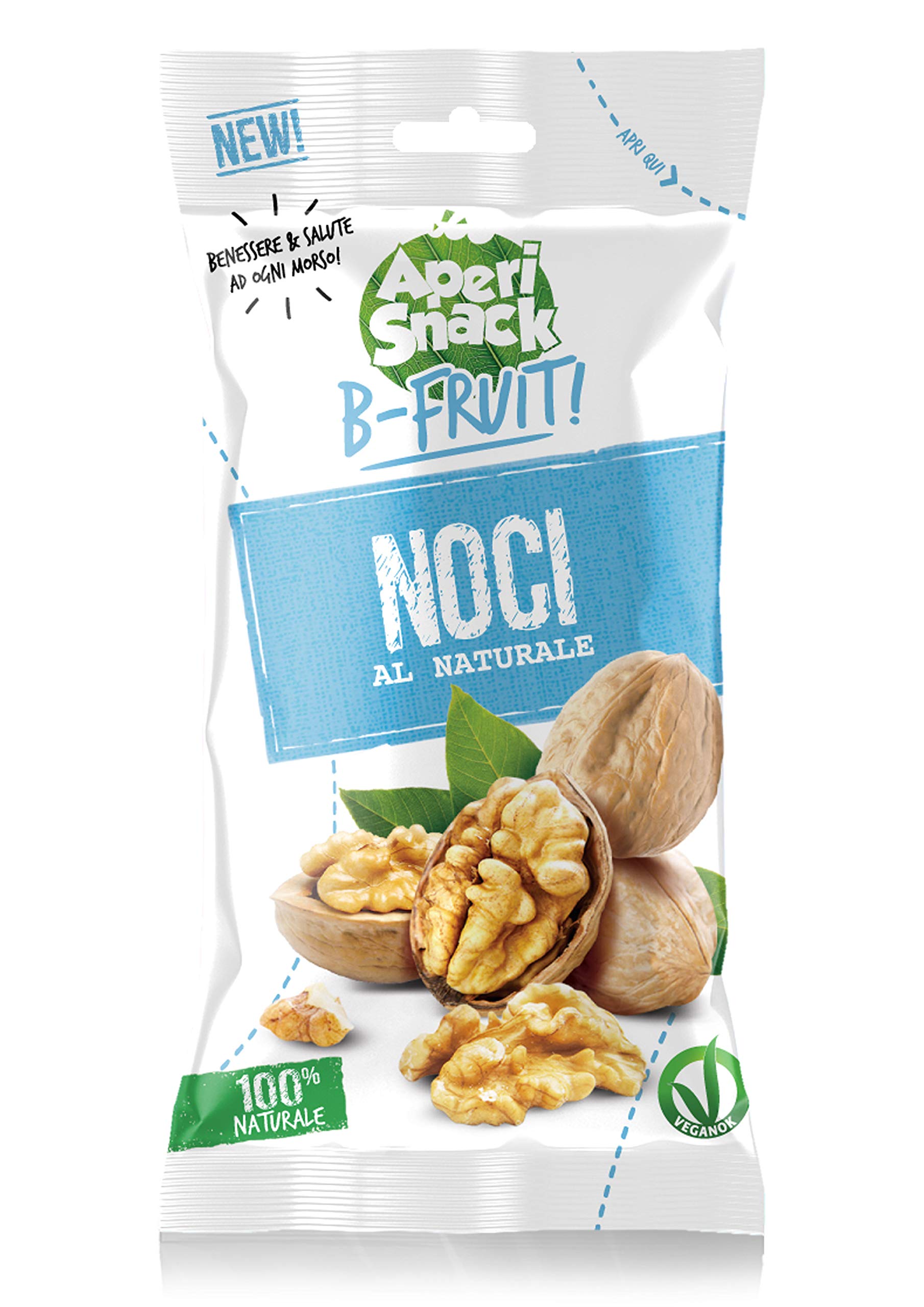 B -Fruit Espositore da Terra Frutta Secca Aperisnack - AP07.001.15 - Frutta Secca Mandorle Noci pistacchi Nocciole Anacardi incluse 240 Monoporzioni da 25g