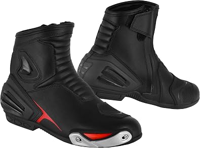 Waterproof Motorcycle Boots Mens Motorcycle Shoes Motorcycle Boots Motocross Shoes Non-Slip Rubber Sole