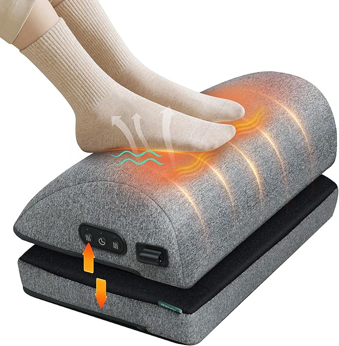 Snailax Heated Foot Rest Under Desk