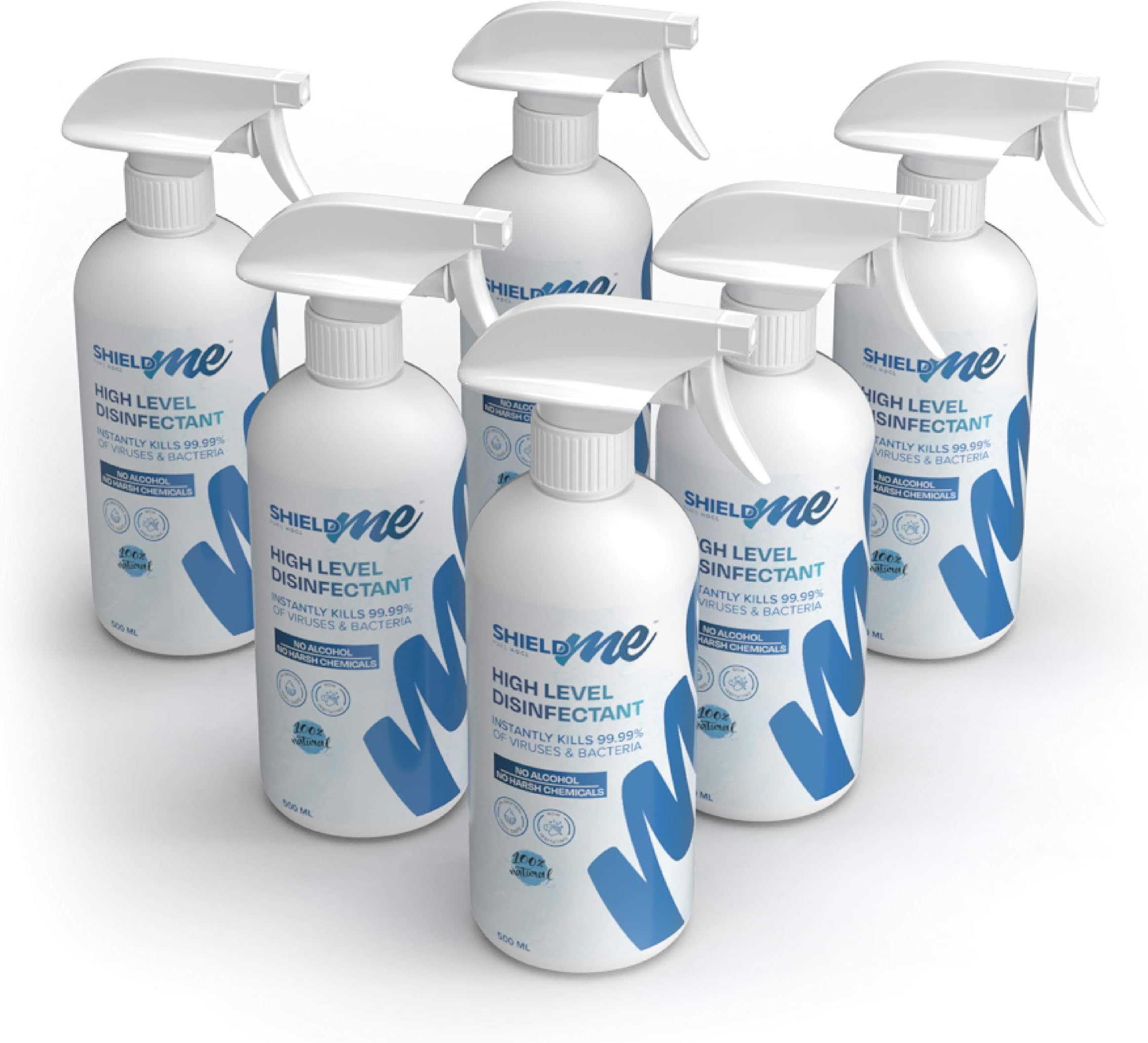 High Level Disinfectant & Hand Sanitizer, Pack 6 X 500Ml