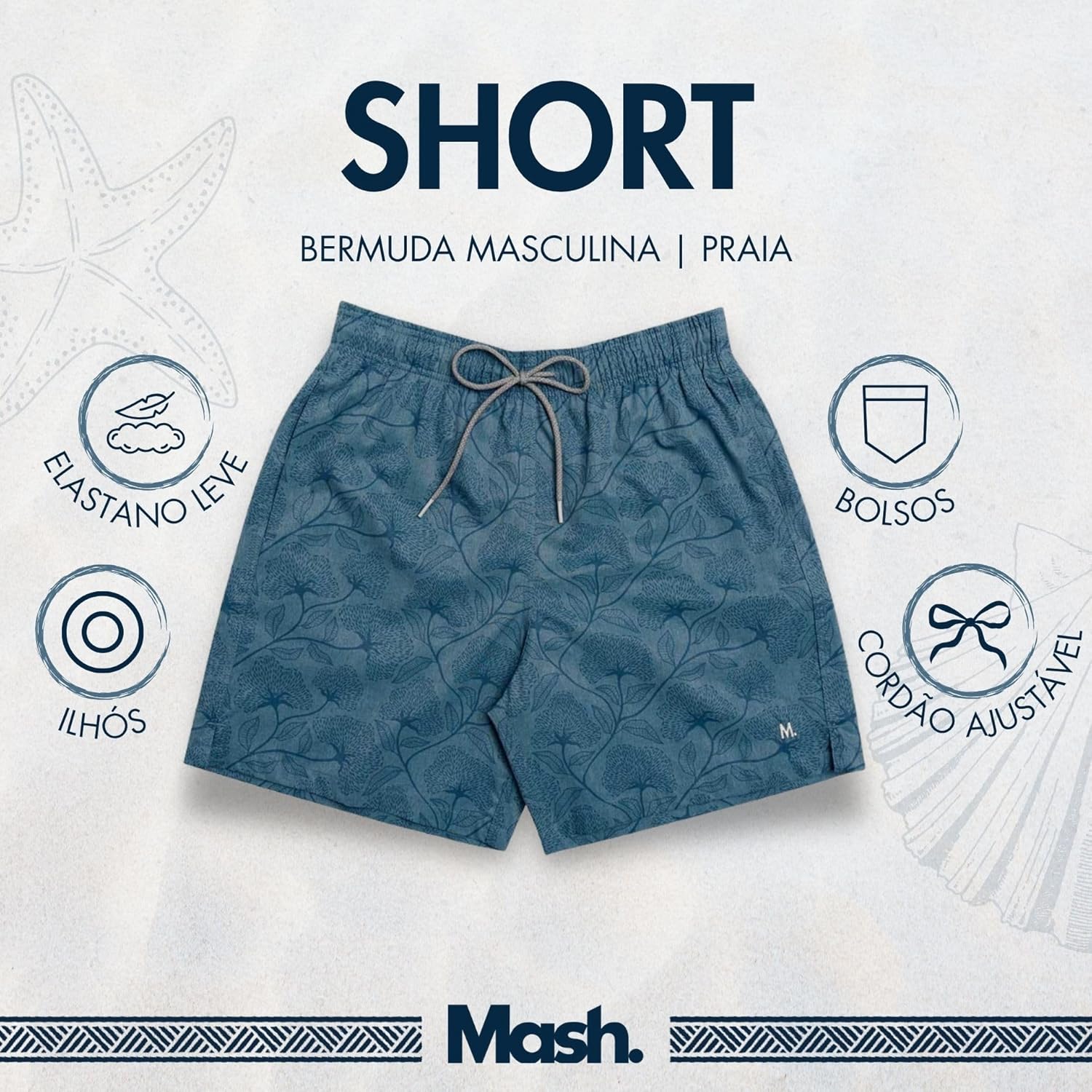 Short Praia Masculino Mash Bermuda Dryfit Elastano Verão em promoção! Veja a oferta e mais achadinhos de Shorts & Bermudas 2 Hoje é o melhor dia para comprar Short Praia Masculino Mash Bermuda Dryfit Elastano Verão com aquele preço maroto! Promoção! Aproveite a oferta! 2