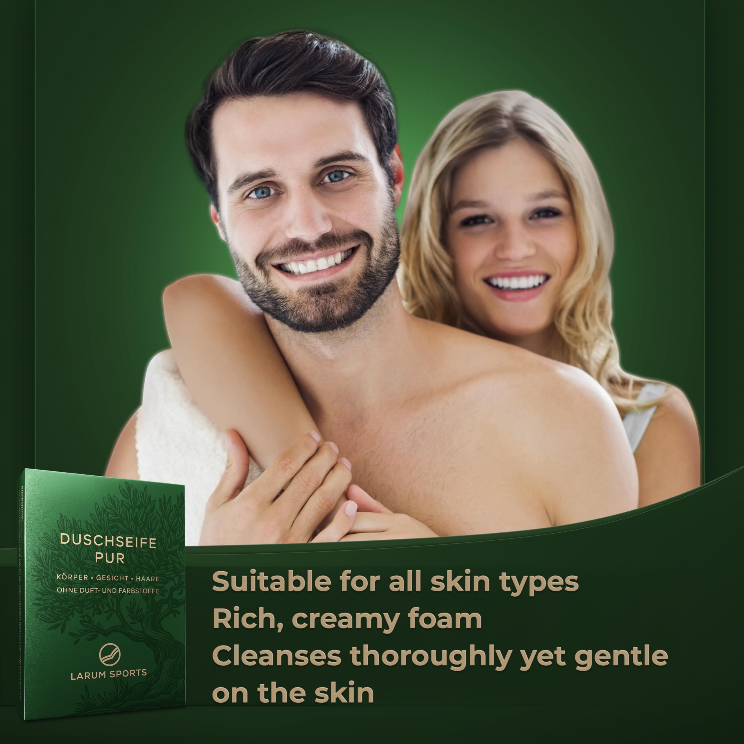 larum sports Natural Soap Bar, Body Soap Bar for Men, Hair Face and Skin, Organic Soap - Image 3