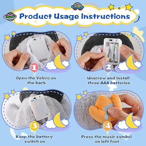 Miniatura 10 de MIAODAM Peluche de conejo para niñas juguetes Peek-A Boo para niños de 1 año canción y canciones de cuna juguete de Pascua repite lo que dices