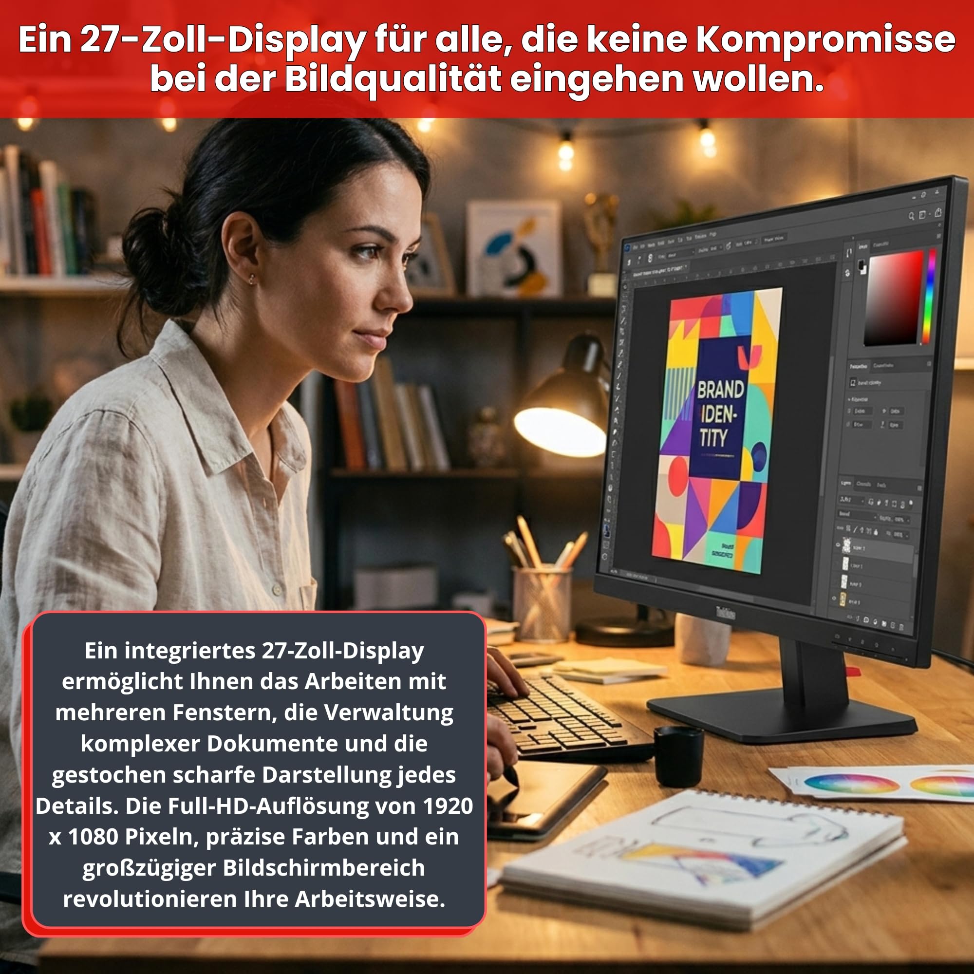 Lenovo 27-Zoll-All-in-One-PC | Mini-PC + Monitor 27" Full HD IPS 100Hz | Intel Core i5-10500T 12 Threads 3,8 GHz | 32 GB SO-DIMM | 480 GB SSD | TPM 2.0 | Windows 11 Pro | 36 Monate Garantie