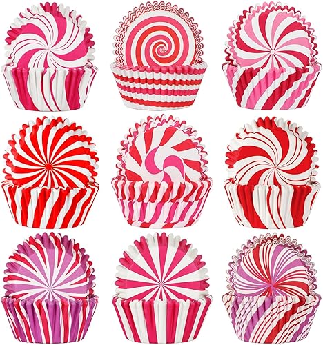 Vista 15 de SANNIX 450 forros de papel de aluminio de graduación para cupcakes, color negro, dorado, plateado, forros metálicos para magdalenas, tazas