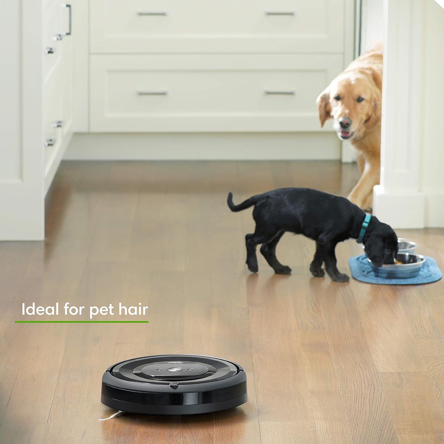 Limited Stock iRobot Roomba E5 (5150) Robot Vacuum - Wi-Fi Connected, Works with Alexa, Ideal for Pet Hair, Carpets, Hard, Self-Charging Robotic Vacuum, Black