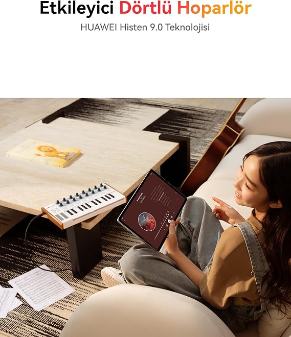 HUAWEI MatePad SE 11 4GB+128GB Tablet, Kalem Dahil Değildir, FullView Ekran, Büyük Pil，Çocuk Köşesi，Gri