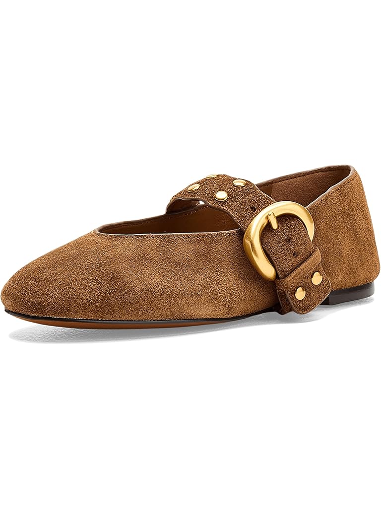 Brown Madewell Remy Mary Jane - Scallop Edge Suede