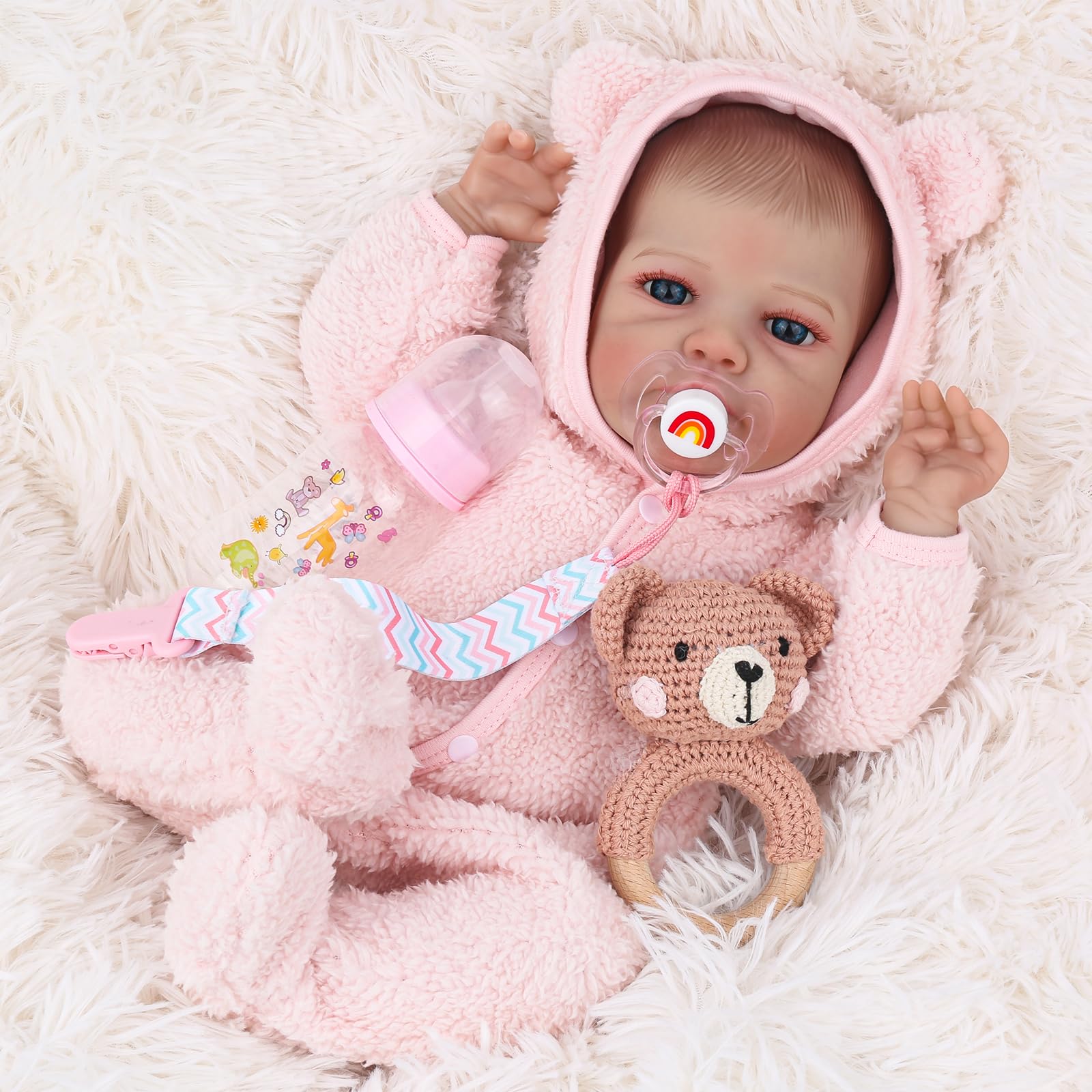 WOOROY Reborn Baby Doll 20-inch