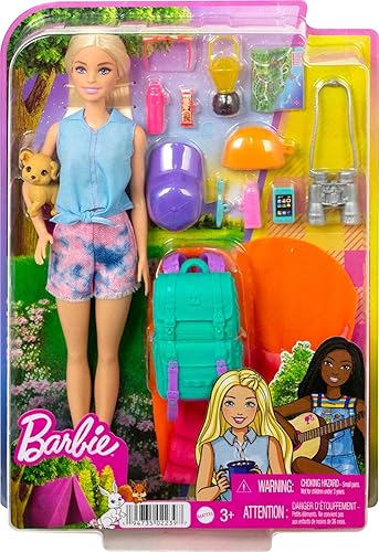 Miniatura 7 de Muñeca Barbie y accesorios se necesitan dos muñecas de campamento Malibu con cachorro de mascota y más de 10 accesorios