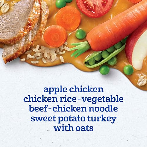 Miniatura 4 de Gerber 2nd Foods Hearty Dinners - Alimento para bebés, paquete variado, bañera de 4 onzas (paquete de 32)