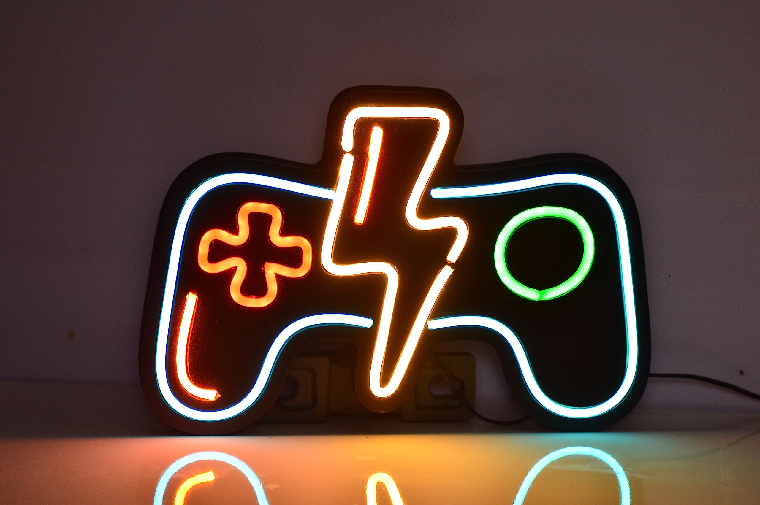 Gapucha Game Neon Sign Gamepad, LED Light Signage for Wall Decor, Gaming Controller, Game Room, Gaming Wall, Party Decoration, Gamer Children